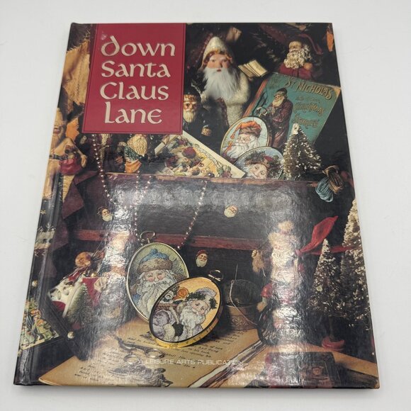 Down Santa Claus Lane Christmas Cross-Stitch Pattern Book - Picture 1 of 5